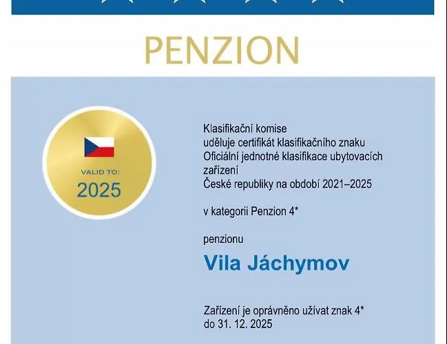 Lägenhetshotell Vila Jachymov 3*